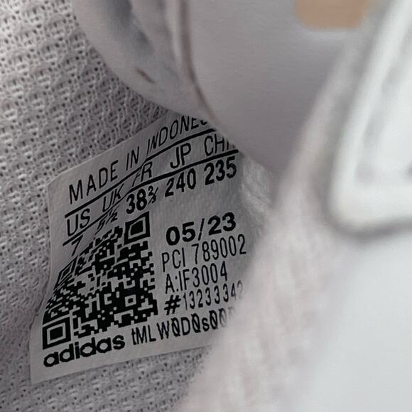 ADIDAS Superstar XLG Sneakers Size 7 Shoes White Peach NWT/No Box Womens Lace Up - Picture 3 of 16